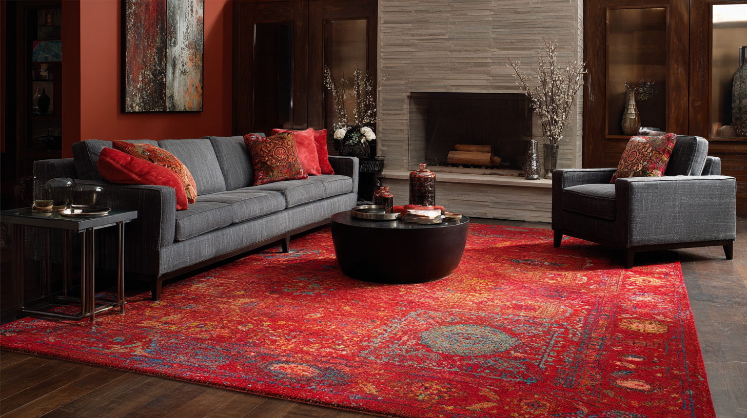 Ultimate Guide to Choosing the Perfect Red Living Room Rug for Your Home