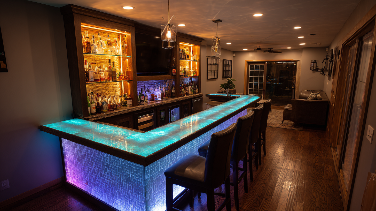 How to Transform Your Home Bar Experience with LED Lights