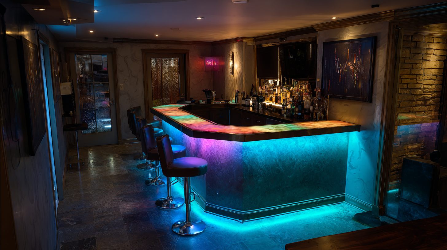 How to Transform Your Home Bar Experience with LED Lights