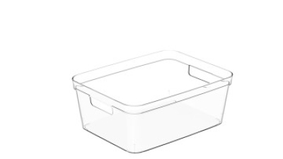 Clear Plastic Storge Organize Bins01.jpg