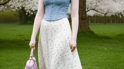How to Style a Denim Corset Top for Every Season