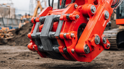 What is the Functionality of the Grapple Bucket Cylinder in Heavy Machinery