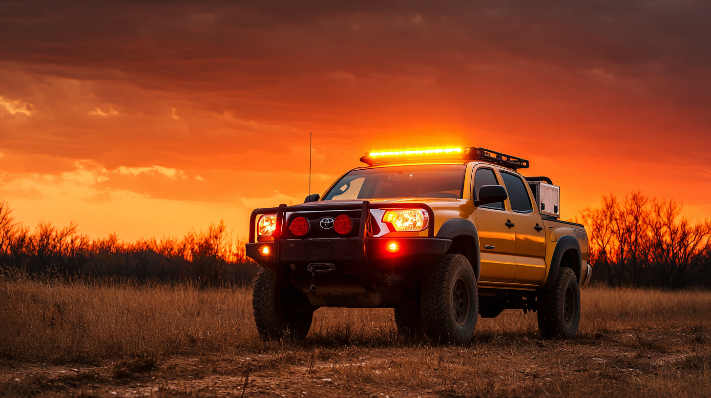 Why Truck Amber Light Bars Are Essential for Road Safety and Visibility