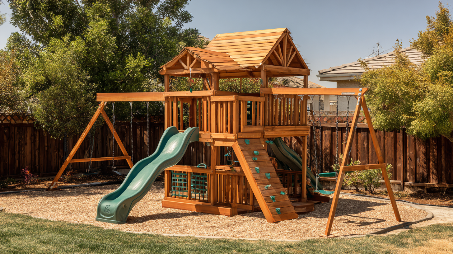 What Makes an Outdoor Playhouse and Swing Set Essential for Child Development?