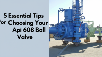 5 Essential Tips for Choosing Your Api 608 Ball Valve