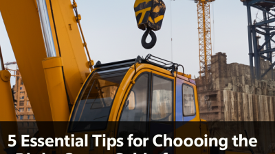 5 Essential Tips for Choosing the Right Crane Cable for Your Projects