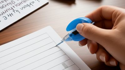 How to Effectively Utilize Correction Tape Science for Flawless Document Editing