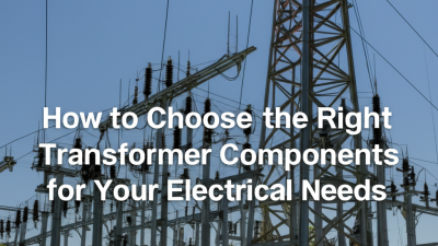 How to Choose the Right Transformer Components for Your Electrical Needs