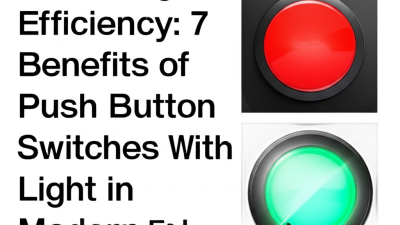 Unlocking Efficiency: 7 Essential Benefits of Push Button Switches With Light in Modern Electronics