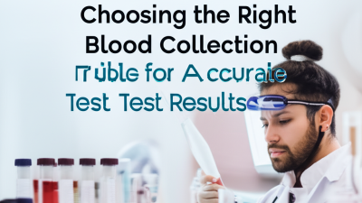 5 Essential Tips for Choosing the Right Blood Collection Tube for Accurate Test Results