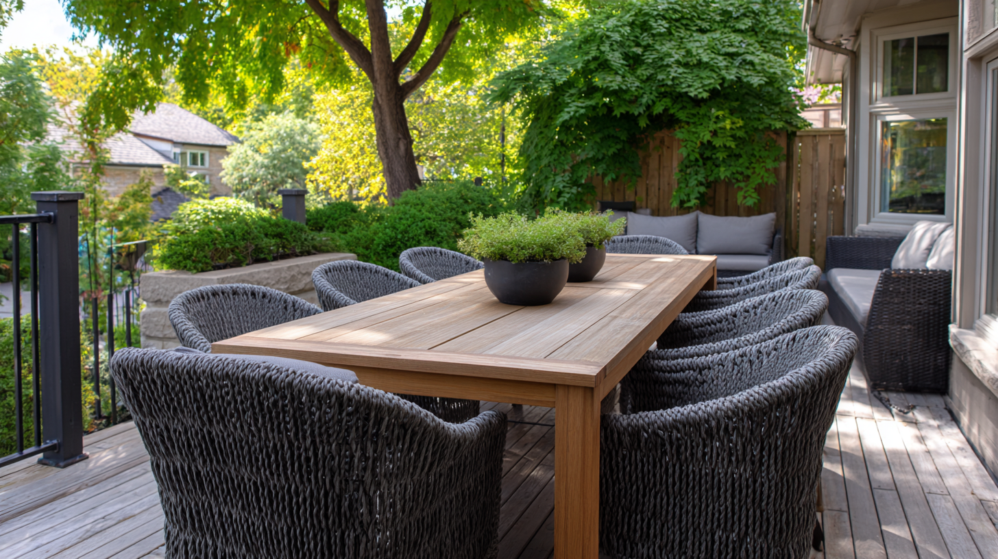 Why Investing in an Outdoor Dining Set Can Enhance Your Home's Value by Up to 12% According to Recent Studies
