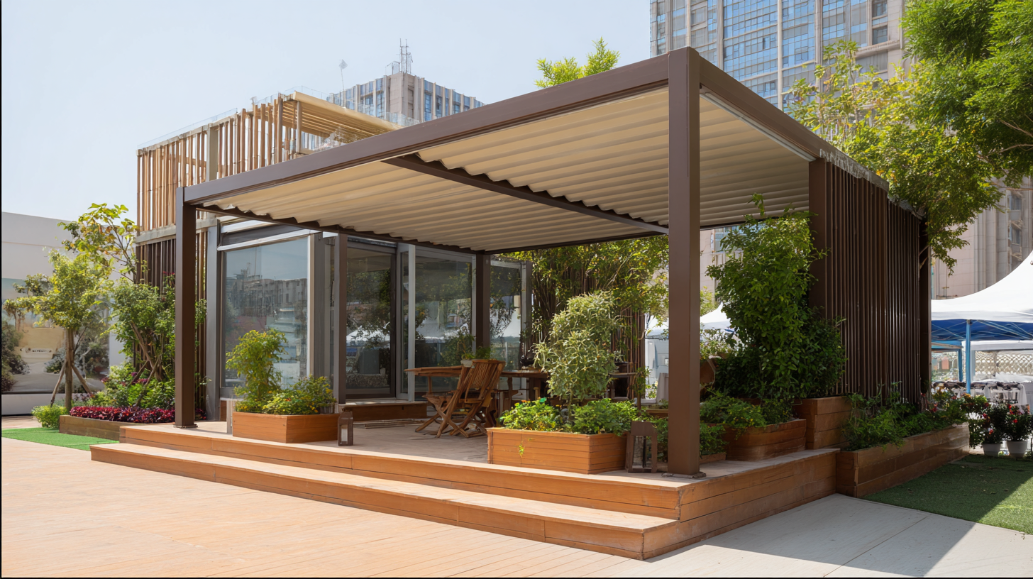 Innovative Smart Motorized Pergolas Unveiled at 2025 China Import and Export Fair
