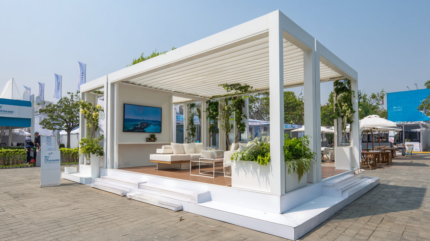 Innovative Smart Motorized Pergolas Unveiled at 2025 China Import and Export Fair