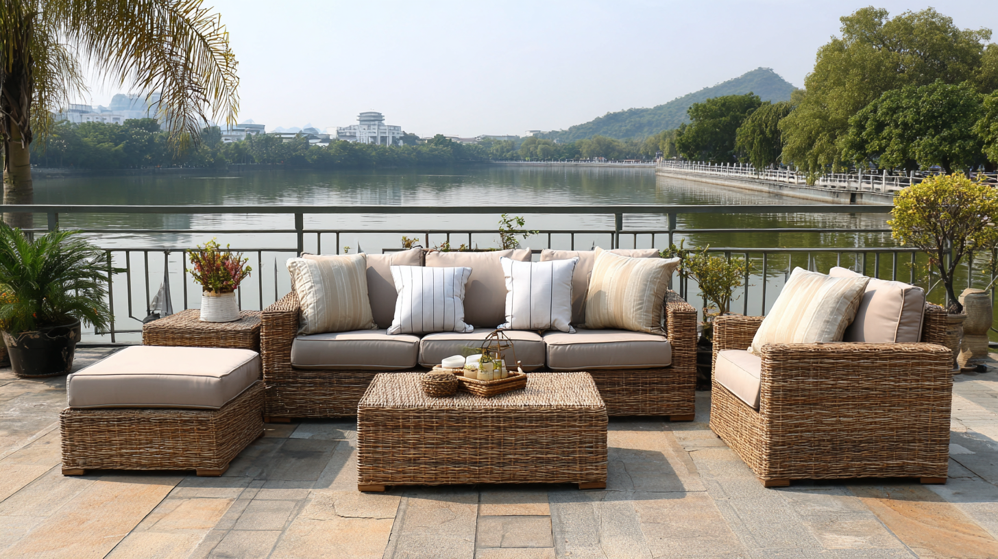 Exploring Rattan Outdoor Furniture Set Trends at the 2025 China Import and Export Fair