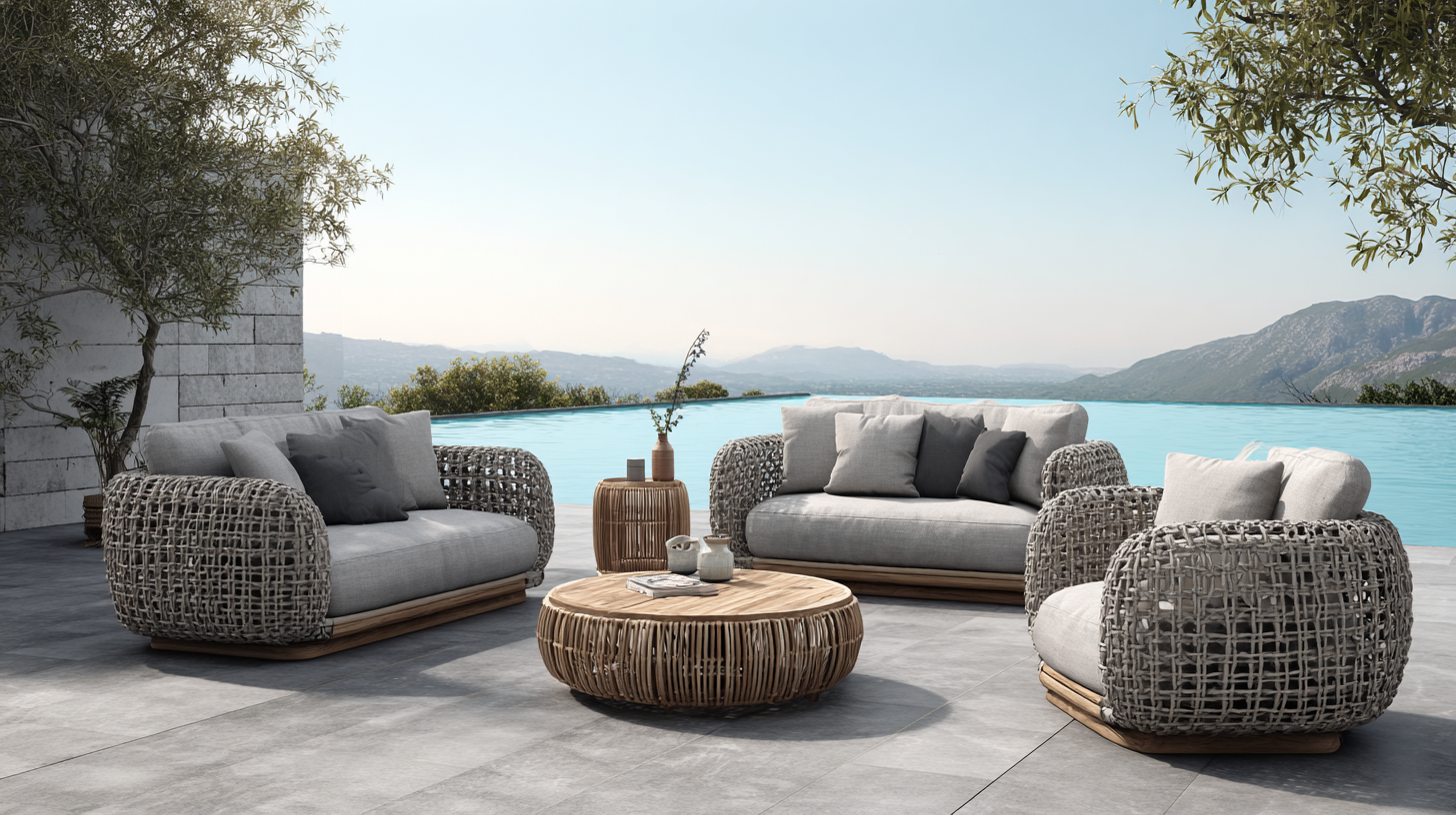 Exploring Rattan Outdoor Furniture Set Trends at the 2025 China Import and Export Fair