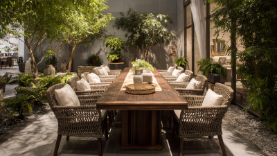 Exploring Outdoor Dining Set Trends at the 2025 China Import and Export Fair