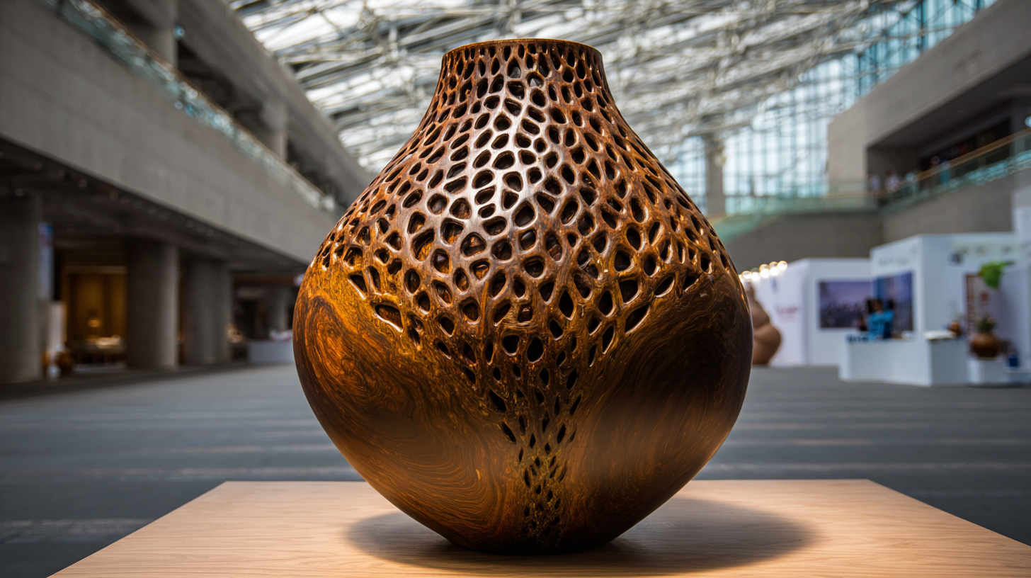 Empowering Artistry in Home Decor with Large Wood Vases at the 138th Canton Fair 2025
