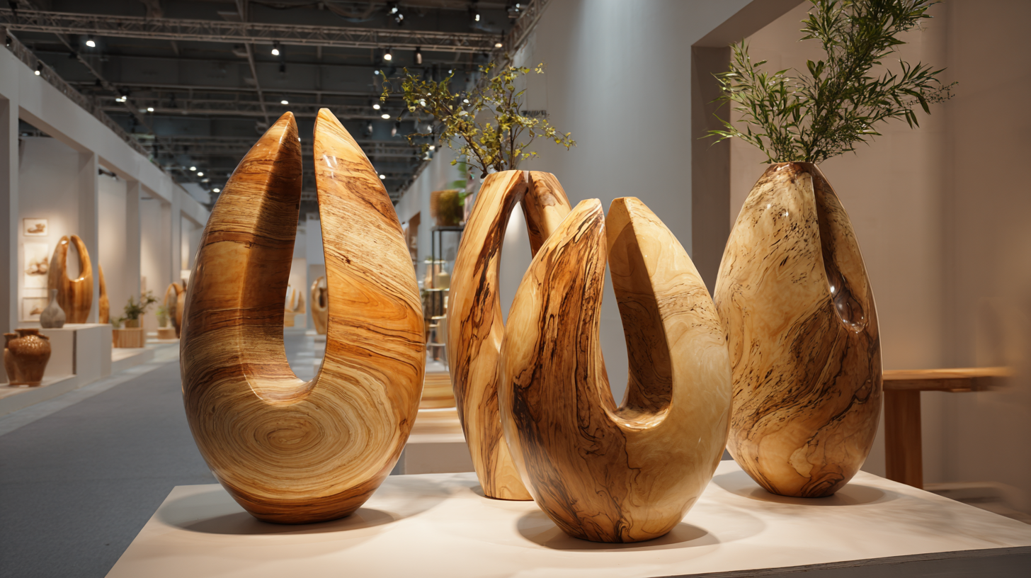 Empowering Artistry in Home Decor with Large Wood Vases at the 138th Canton Fair 2025