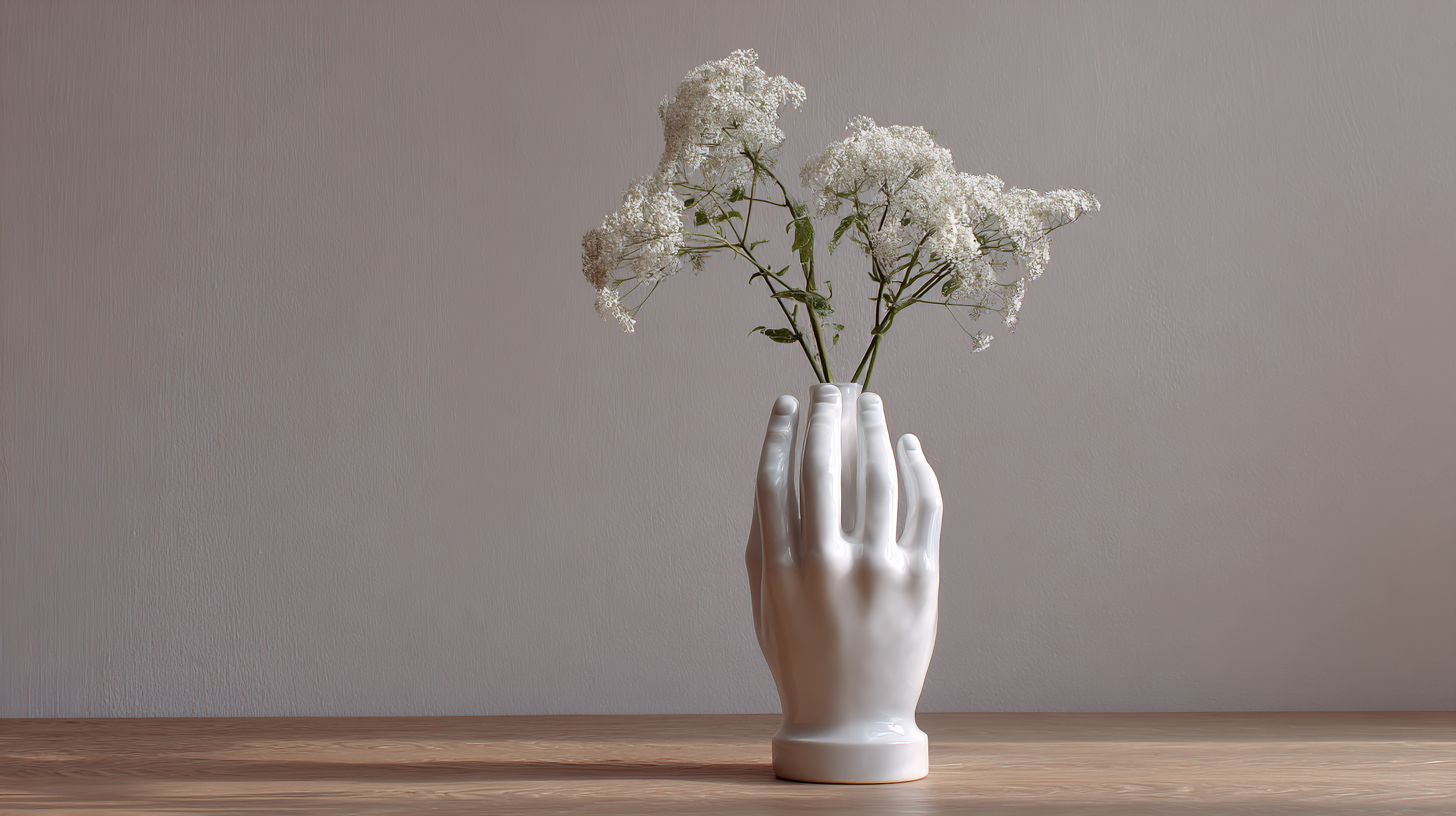How to Enhance Your Home Decor with White Hand Vase Making an Impact