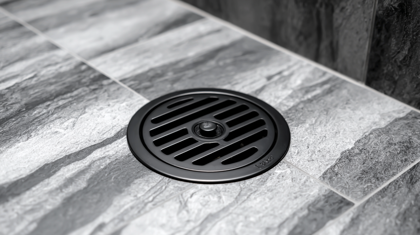 The Benefits of Choosing a Stainless Steel Matte Black Floor Drain for Modern Interiors