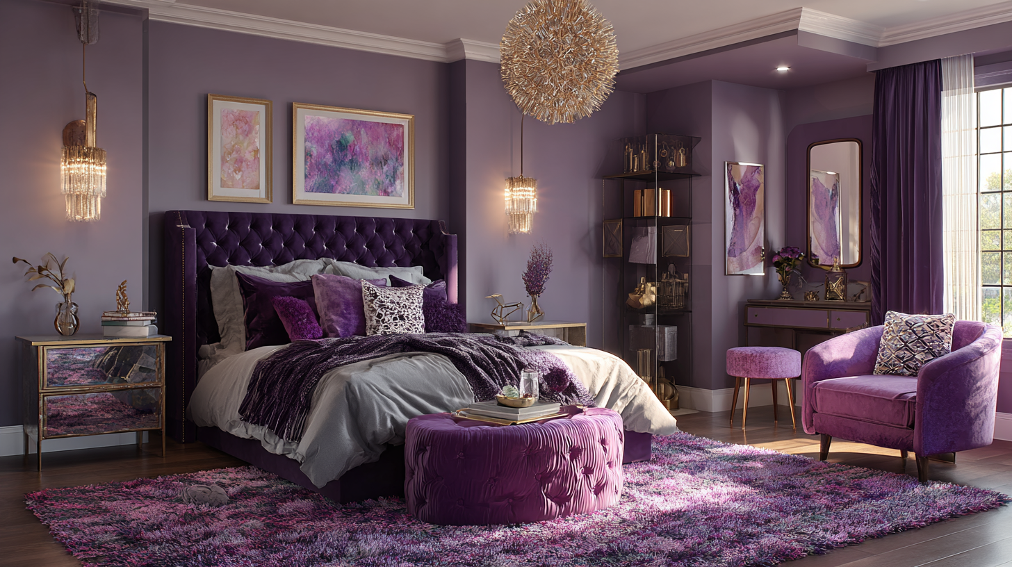 Transform Your Space: The Ultimate Guide to Choosing the Perfect Purple Bedroom Rugs