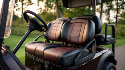 Discover the Ultimate Comfort: Choosing the Best Golf Cart Seat for Your Game