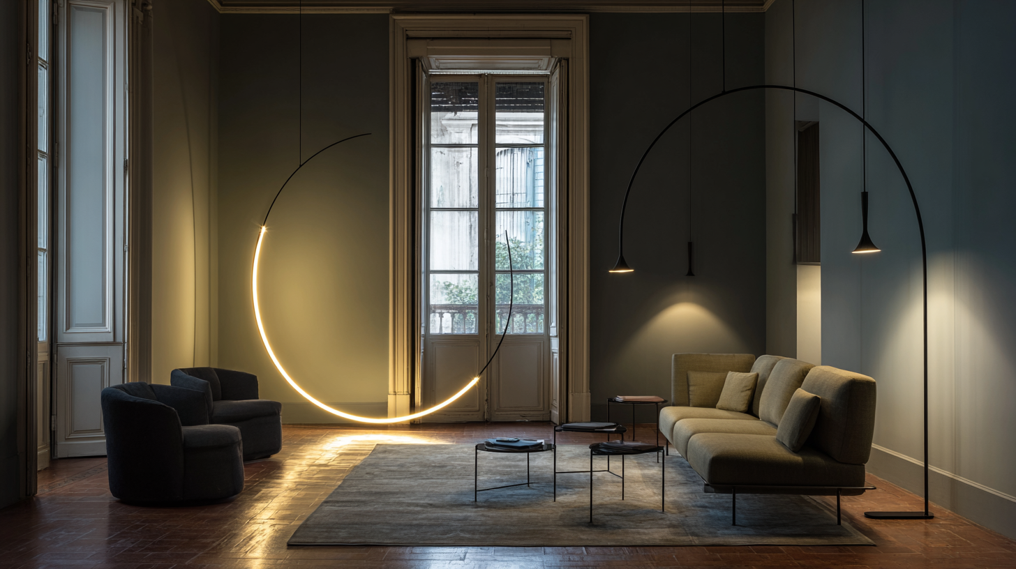 Innovative Designs in Arc Floor Lamps Transforming Modern Living Spaces