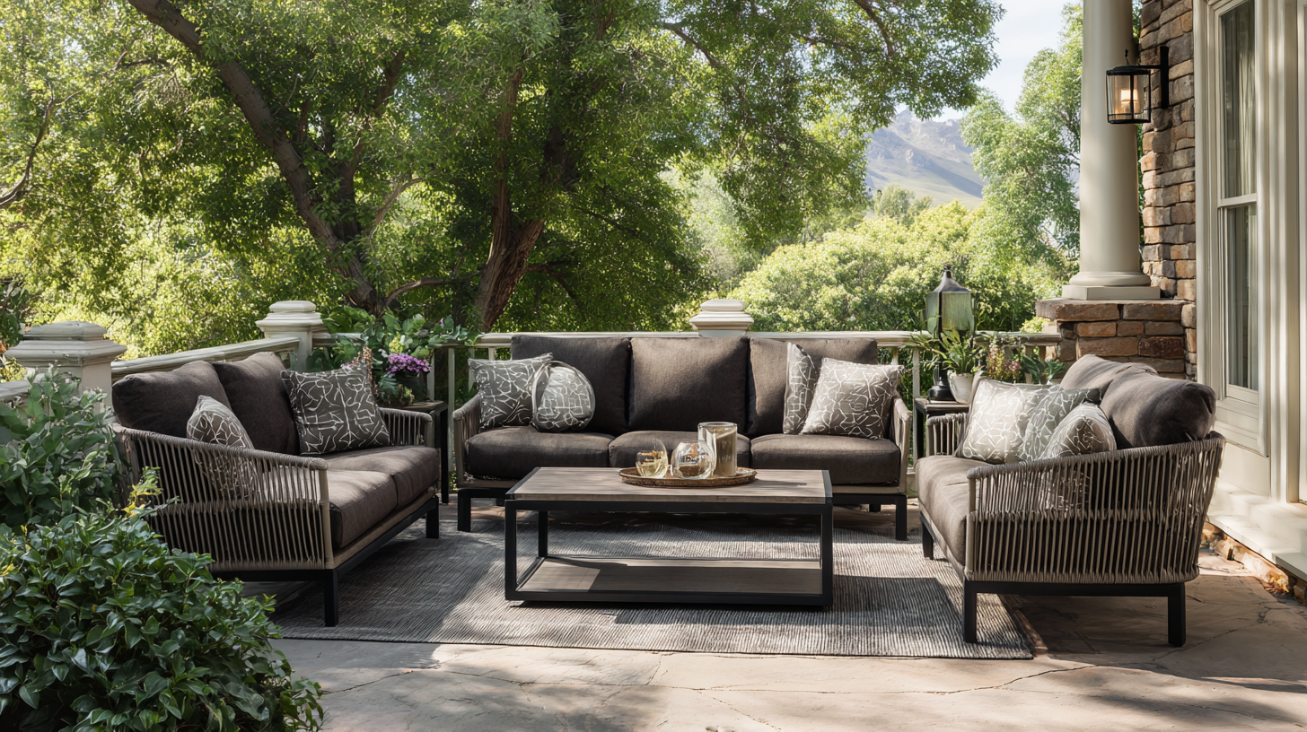 Elevate Your Outdoors with Luxury Outdoor Furniture Set Trends for 2024