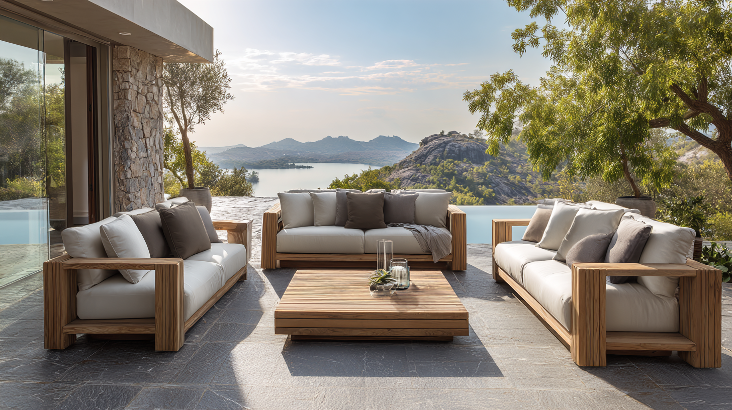 Elevate Your Outdoors with Luxury Outdoor Furniture Set Trends for 2024