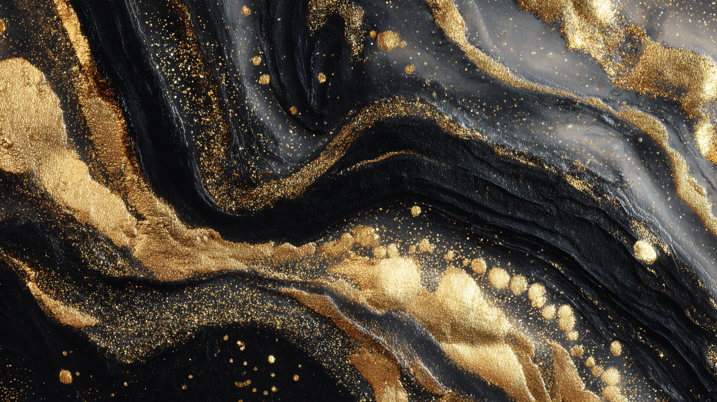 Captivating Spaces with Black And Gold Texture Trends for Modern Design Excellence