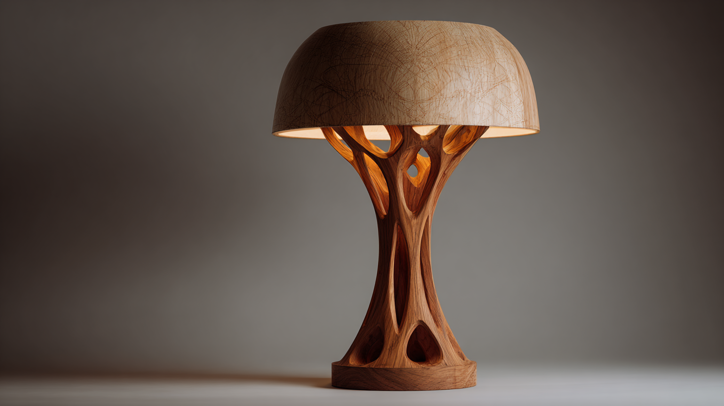Exploring the Art of Crafting Sustainable Wooden Lamp Tables for Modern Homes