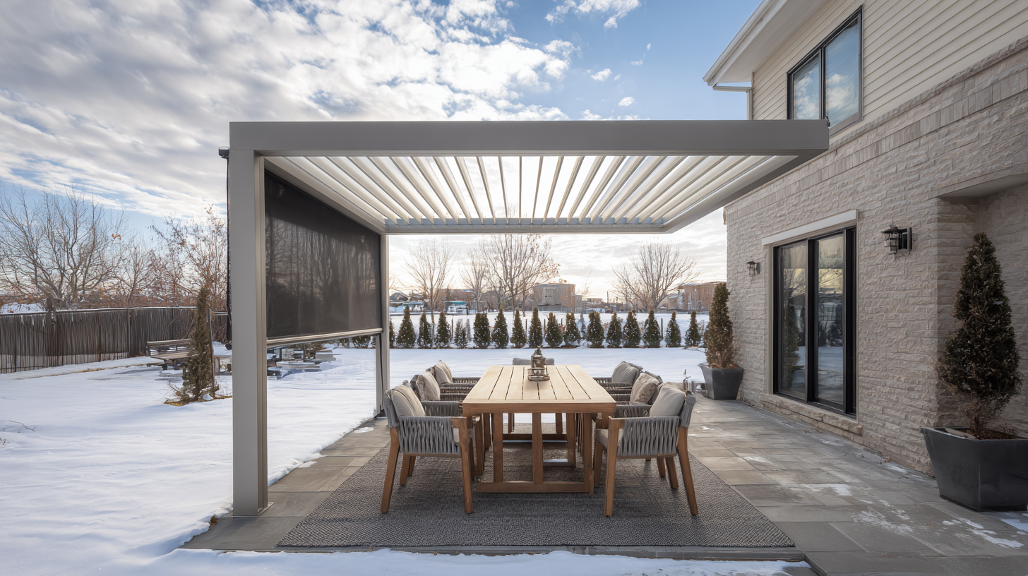Maximizing Outdoor Comfort with the Innovative Snow Load Pergola System
