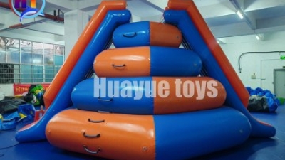Airtight Water Sport Game Good Quality Custom Color Inflatable Floating Water Climbing Slide (1).jpg