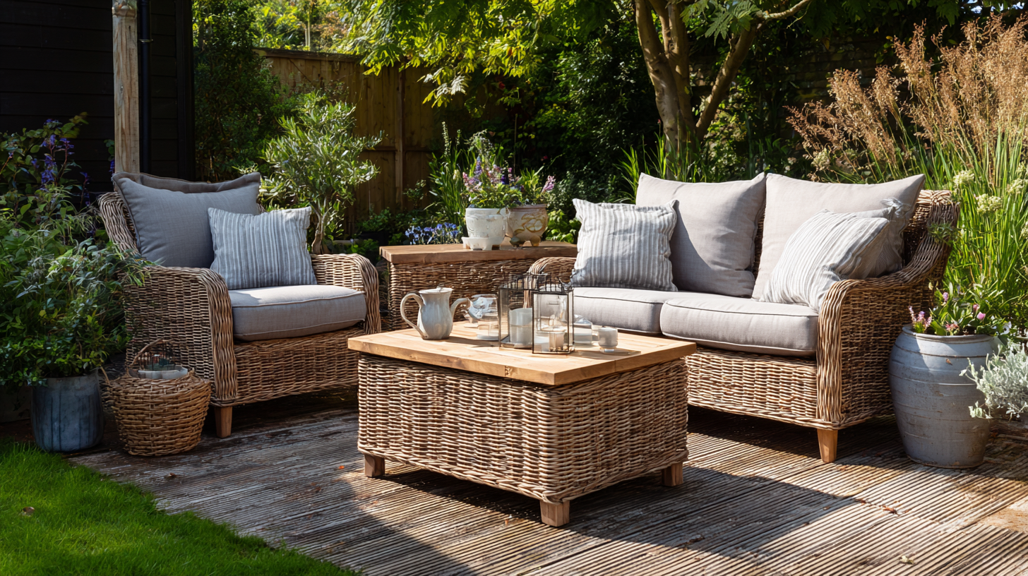 Exploring the Benefits of Outdoor Willow Furniture Set for Your Garden Oasis