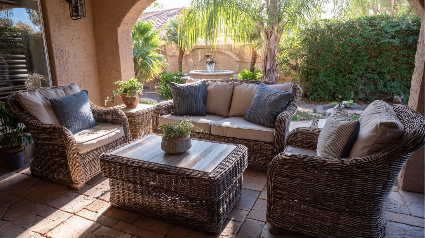 Exploring the Benefits of Outdoor Willow Furniture Set for Your Garden Oasis