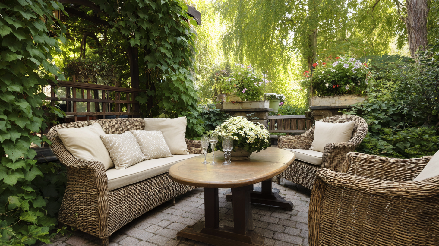 Exploring the Benefits of Outdoor Willow Furniture Set for Your Garden Oasis