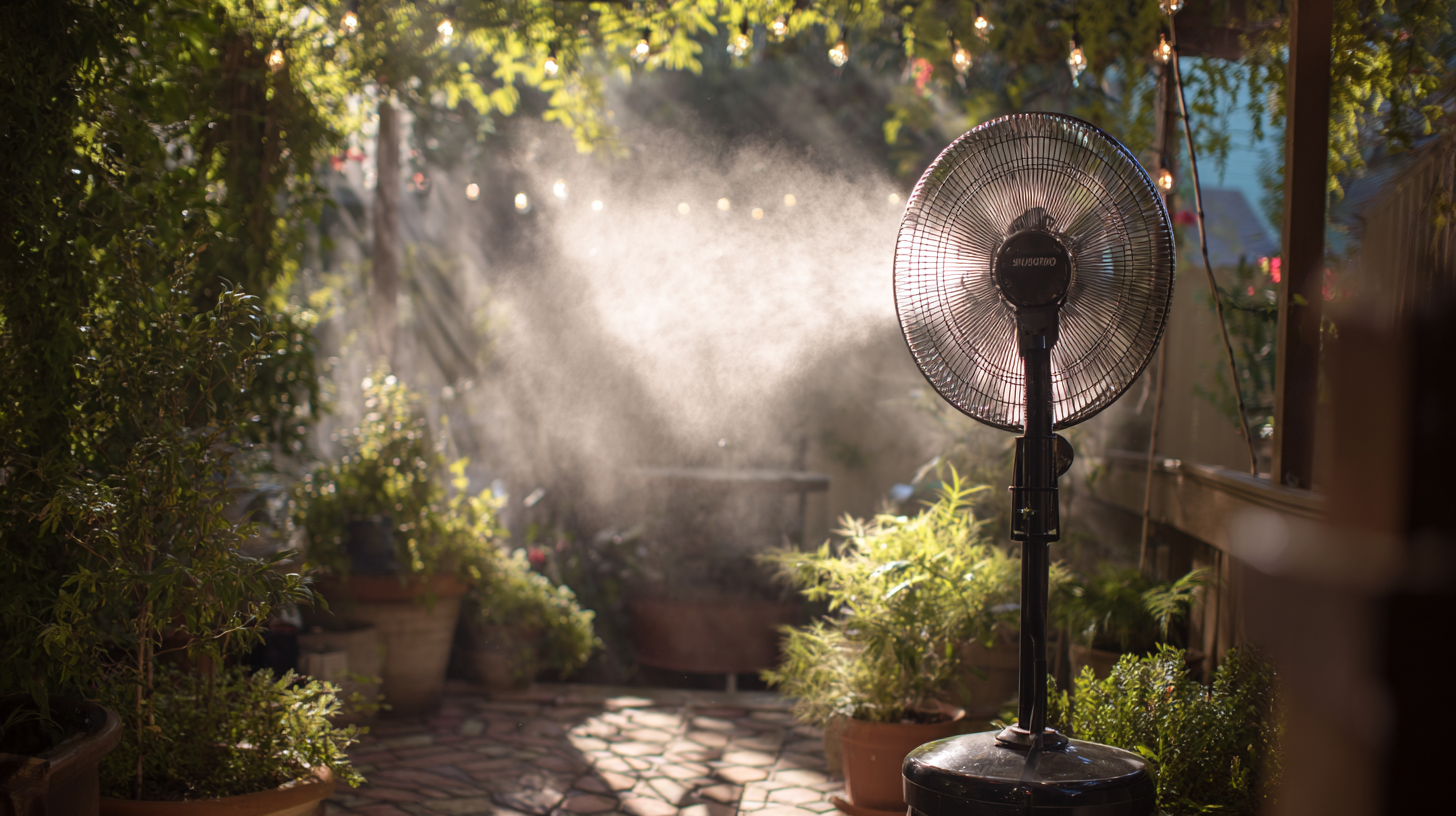 How Exterior Misting Fans Transform Outdoor Spaces into Comfortable Oases
