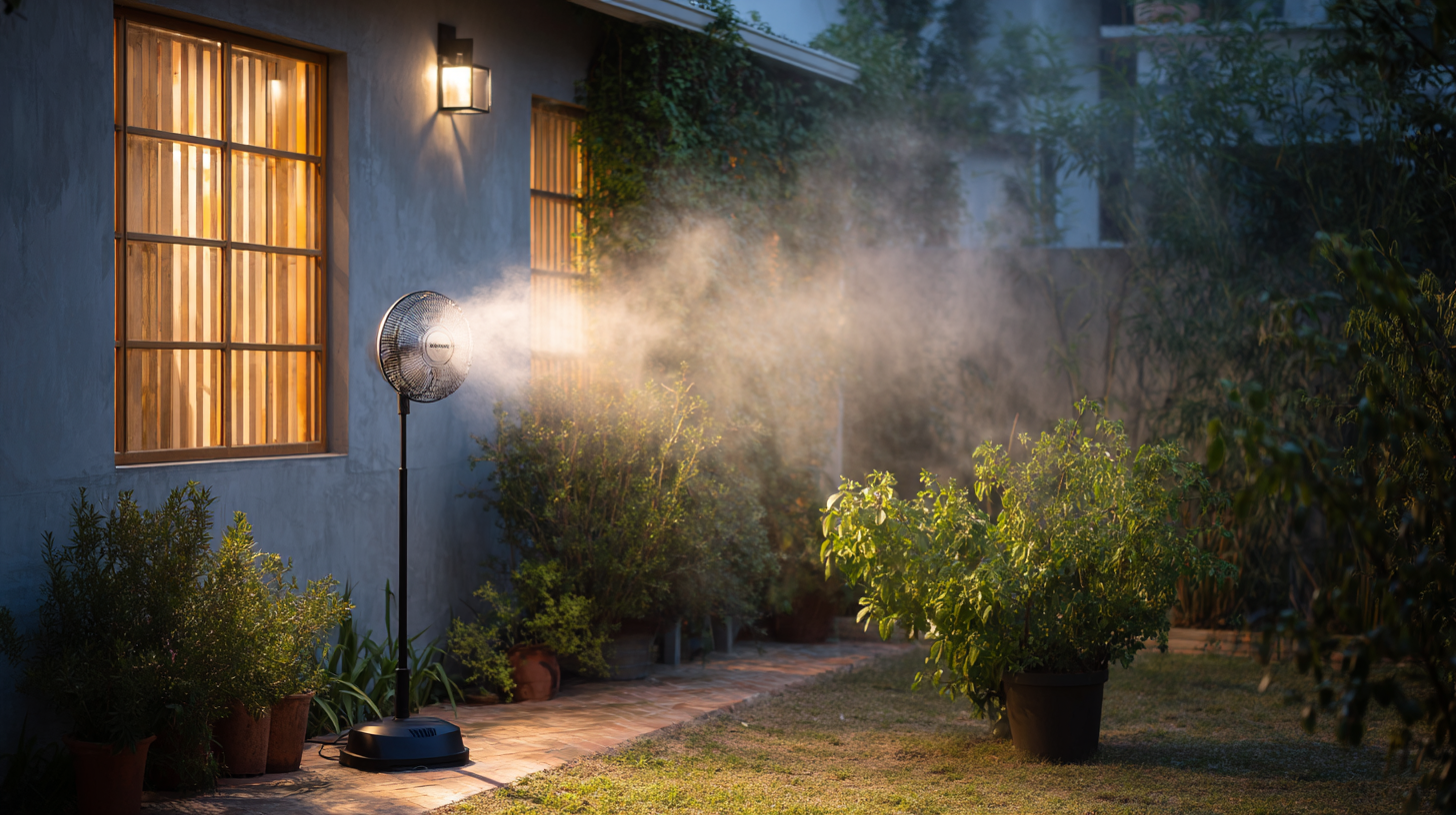How Exterior Misting Fans Transform Outdoor Spaces into Comfortable Oases
