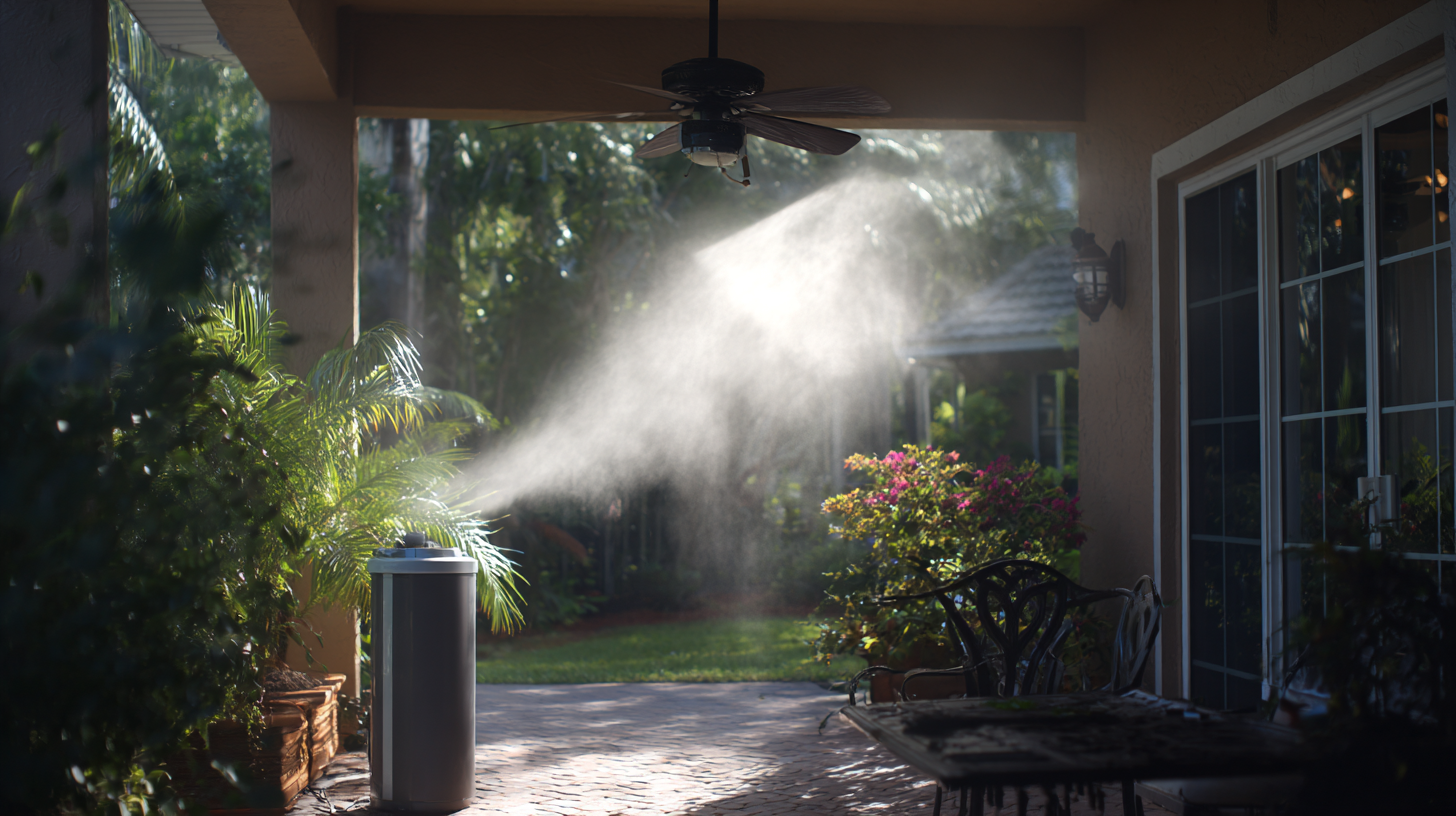 How Exterior Misting Fans Transform Outdoor Spaces into Comfortable Oases