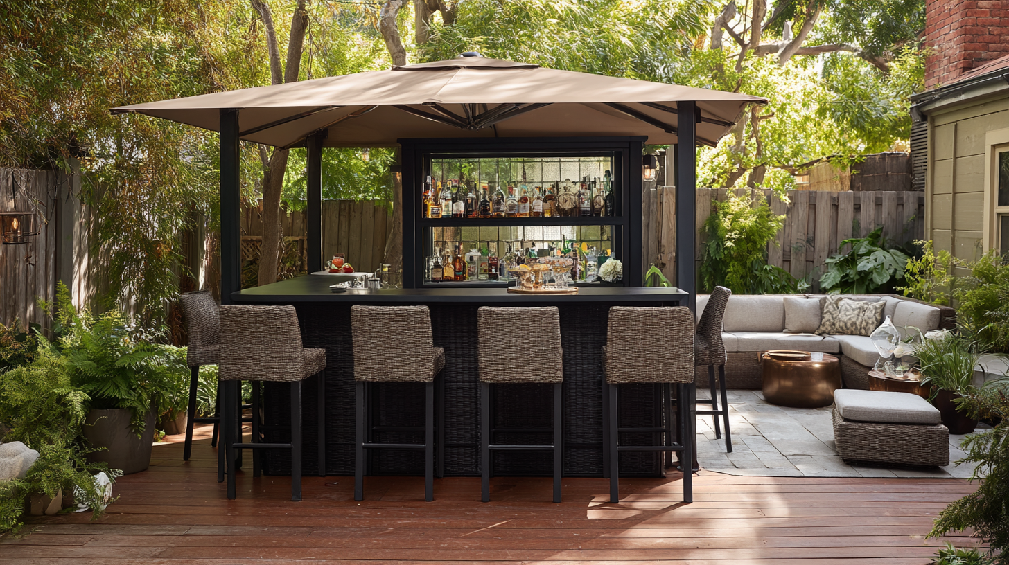 Transform Your Backyard: Elevate Summer Gatherings with the Perfect Outdoor Bar Table