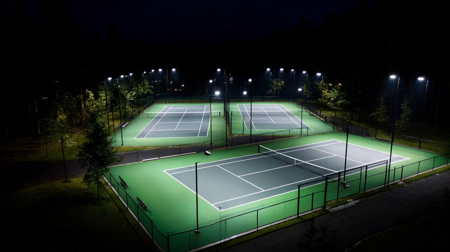 Mastering Night Play: The Science Behind Precise Light Control in Tennis Court Lighting