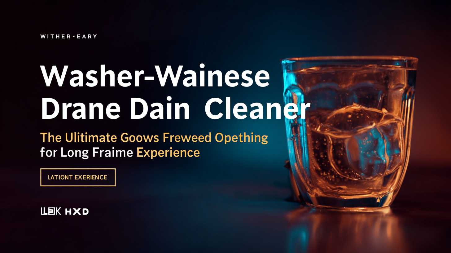 “The Ultimate Guide to Using Washer Drain Cleaners for a Clog-Free Laundry Experience”