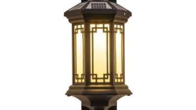 New Chinese Style Tengwangge Outdoor Waterproof Solar Wall Lamp (1).jpg