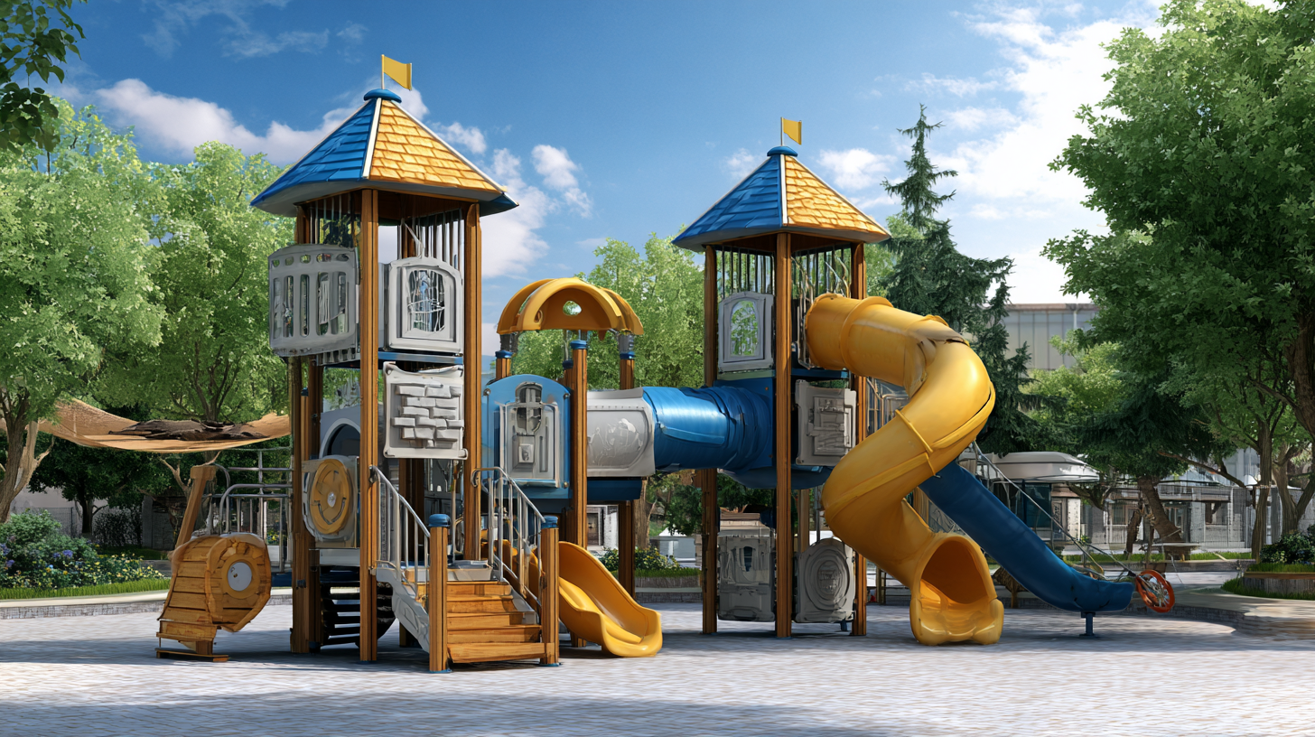 Creative Ways to Design Your Backyard with Kids Playground Slide for Endless Fun