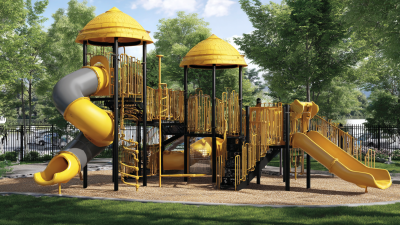 Creative Ways to Design Your Backyard with Kids Playground Slide for Endless Fun