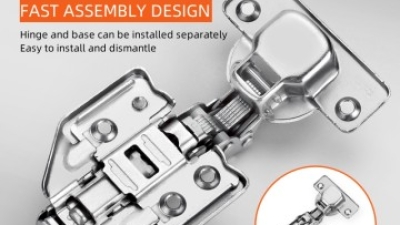 YOUDO 3D Adjustable PD622 Cabinet Hinge Clip On Soft Close Hydraulic Hinges (6).jpg