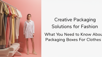 Creative Packaging Solutions for Fashion What You Need to Know About Packaging Boxes For Clothes