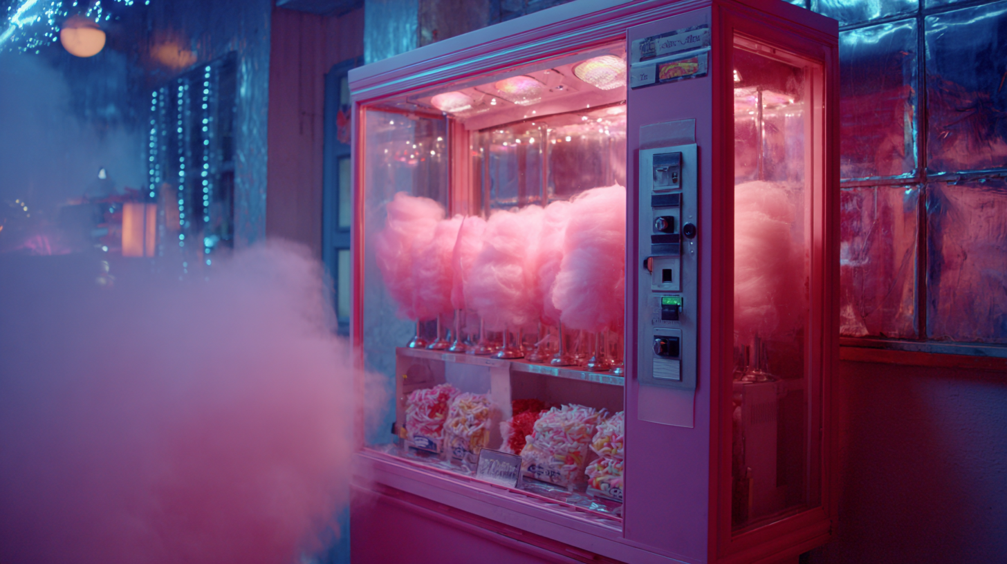 Discover the Magical World of Fairy Floss Vending Machines and Their Sweet Treats