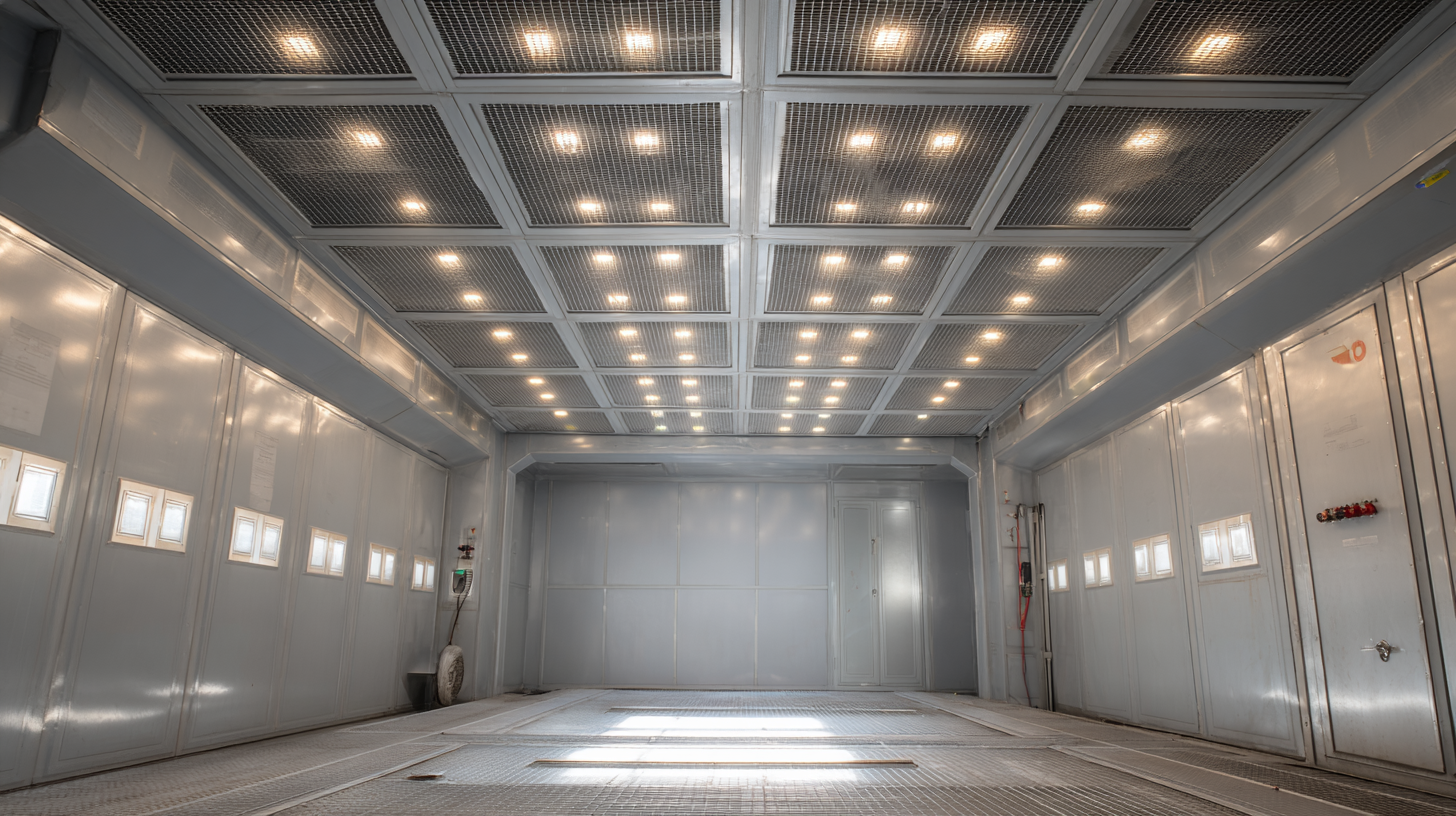 Enhancing Air Quality: The Essential Role of Spray Booth Ceiling Filters in Industrial Settings