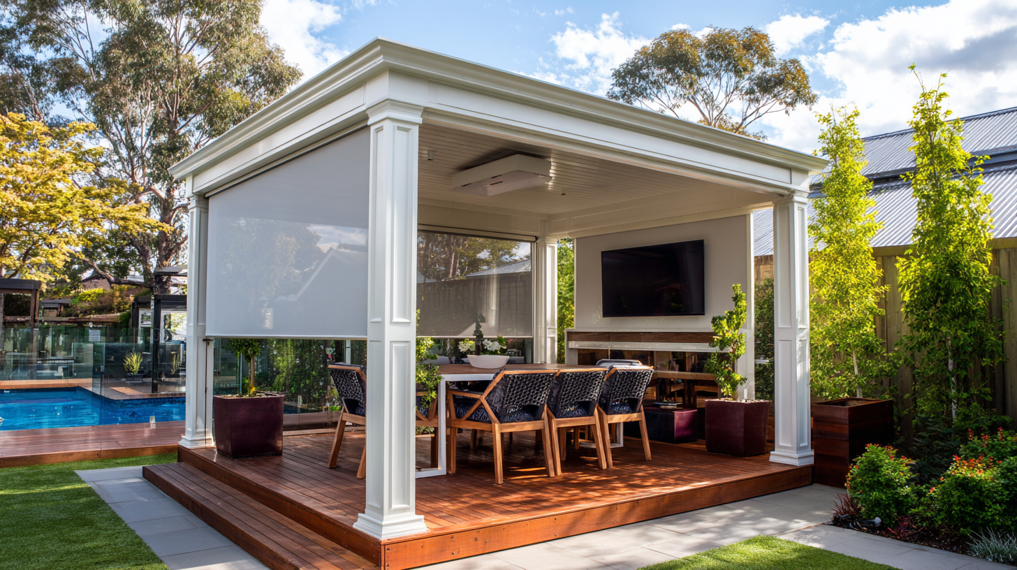Exploring the Benefits of Installing Pergola With Zip Blinds for Outdoor Comfort and Style